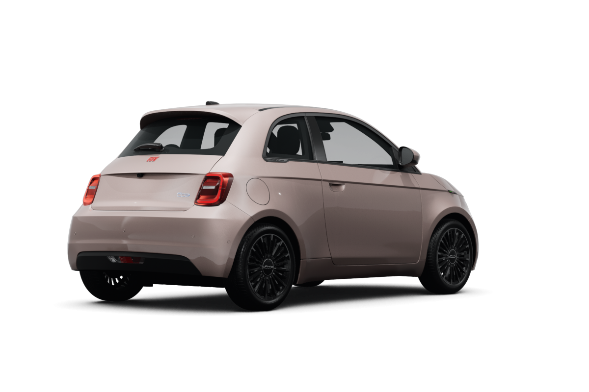 FIAT 500e Rose Gold - Back view FIAT 500e Rose Gold - Back view
