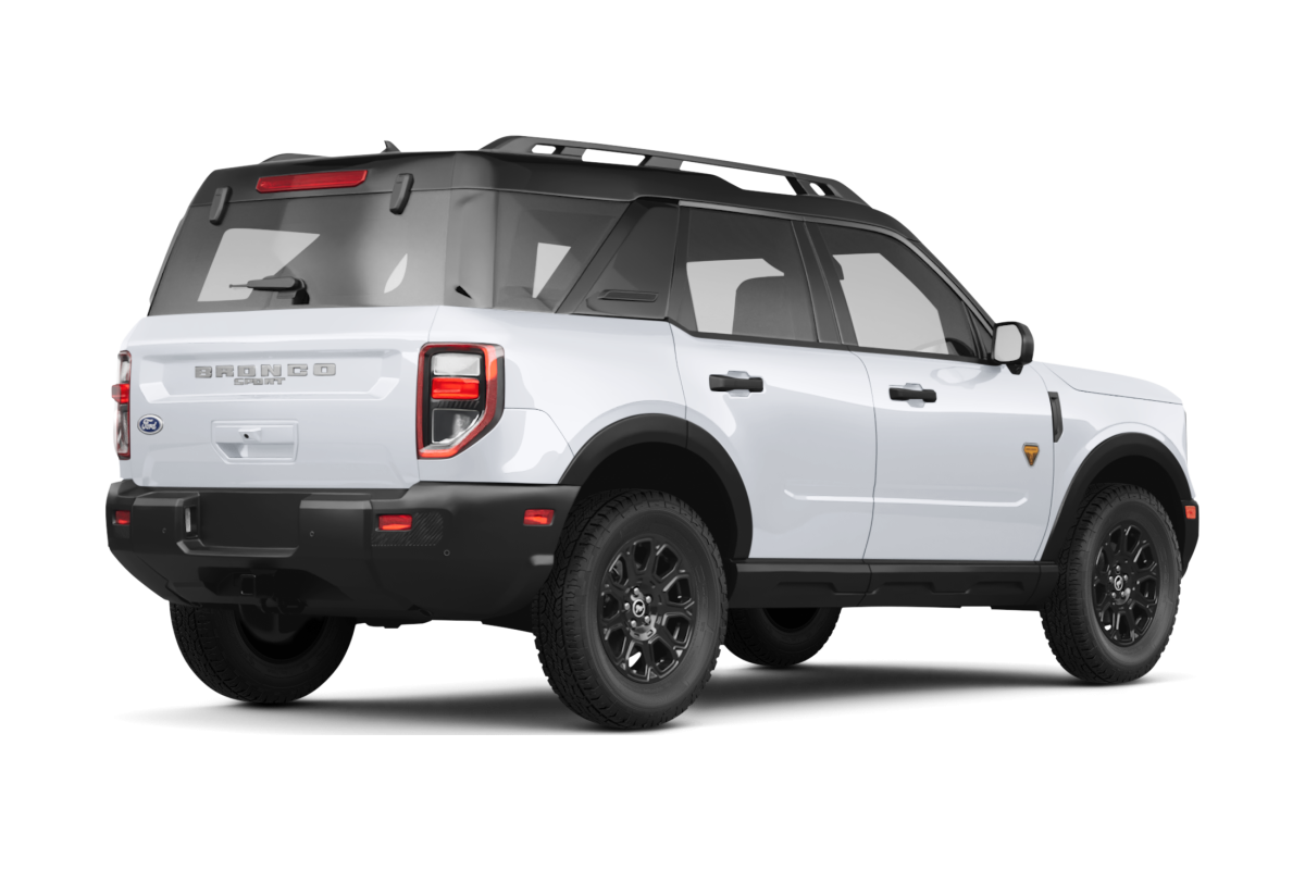 Ford Bronco Sport Space White - Back view Ford Bronco Sport Space White - Back view