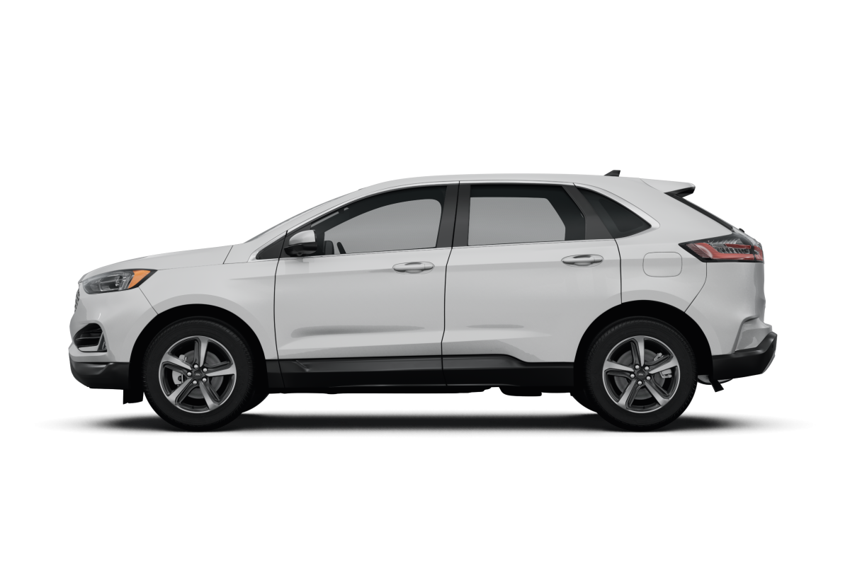 Ford Edge Oxford White - Side view Ford Edge Oxford White - Side view