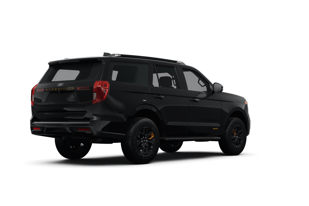 Ford Expedition Agate Black Metallic - Back view Ford Expedition Agate Black Metallic - Back view