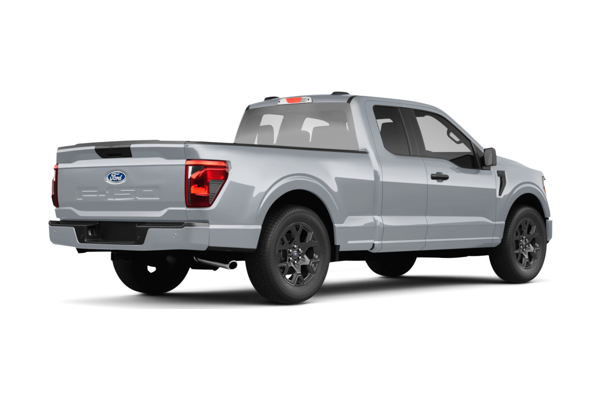 Ford F-150 Avalanche Gray - Back view Ford F-150 Avalanche Gray - Back view