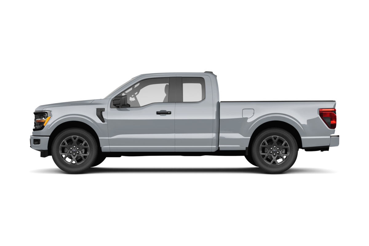 Ford F-150 Avalanche Gray - Side view Ford F-150 Avalanche Gray - Side view