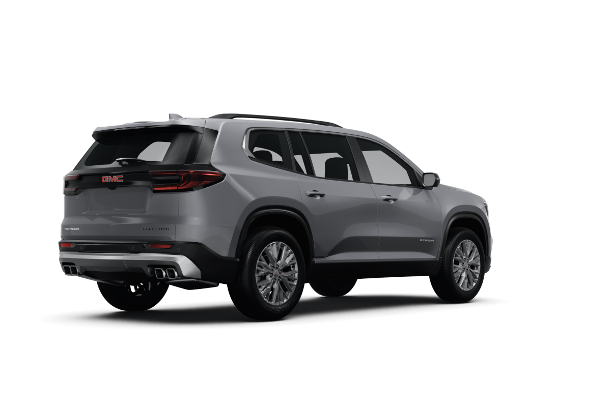 GMC Acadia Sterling Metallic - Back view GMC Acadia Sterling Metallic - Back view
