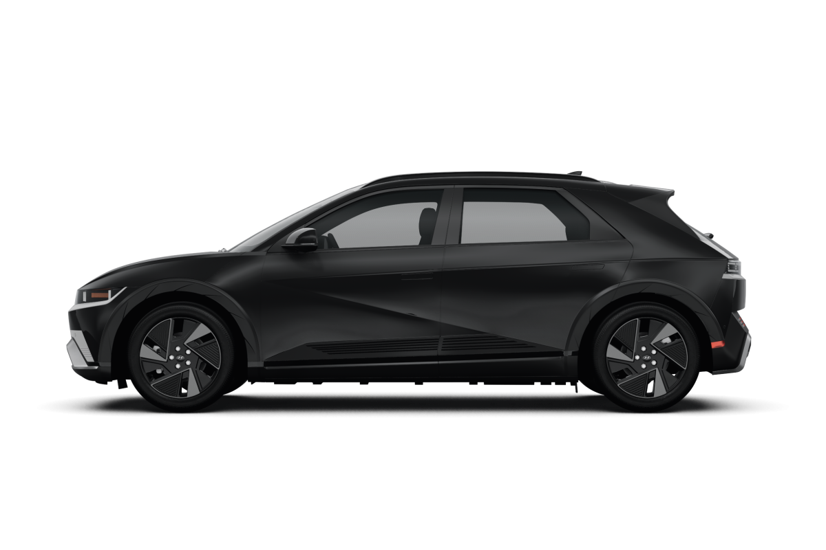 Hyundai IONIQ 5 Abyss Black Pearl - Side view Hyundai IONIQ 5 Abyss Black Pearl - Side view