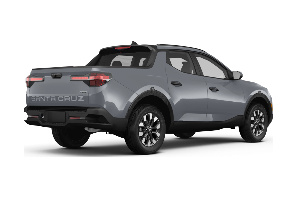 Hyundai SANTA CRUZ Hampton Gray - Back view Hyundai SANTA CRUZ Hampton Gray - Back view