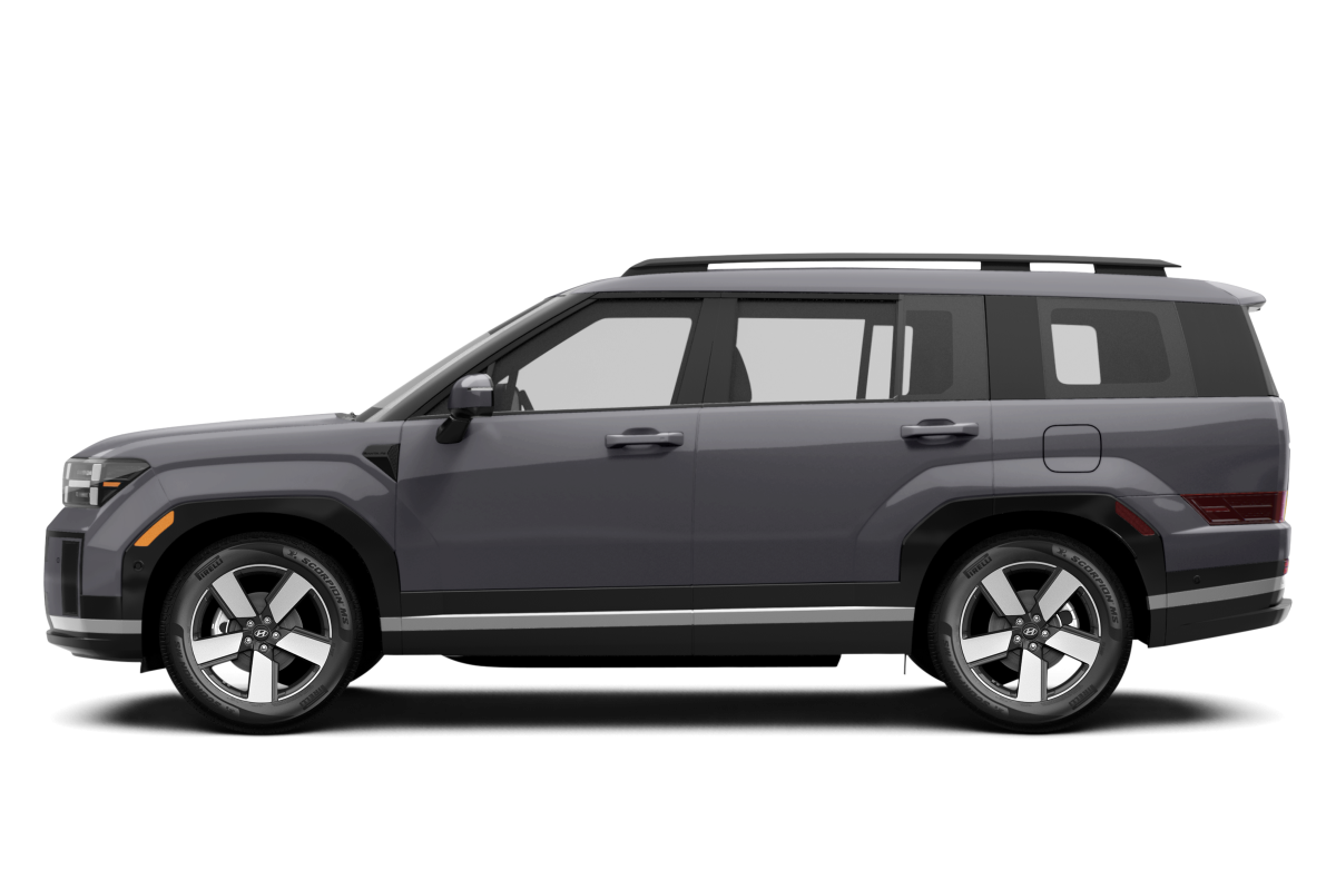 Hyundai Santa Fe Ecotronic Gray Metallic - Side view Hyundai Santa Fe Ecotronic Gray Metallic - Side view