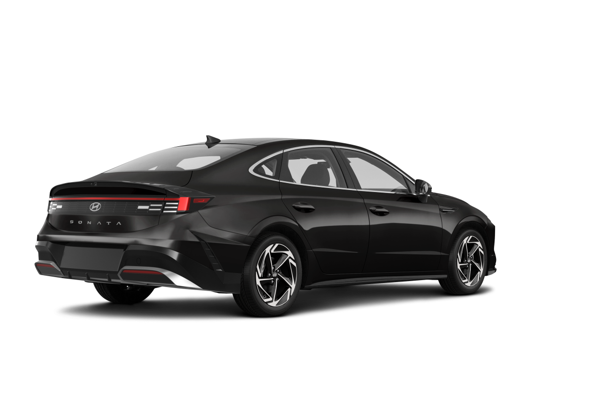 Hyundai Sonata Onyx Black Pearl - Back view Hyundai Sonata Onyx Black Pearl - Back view