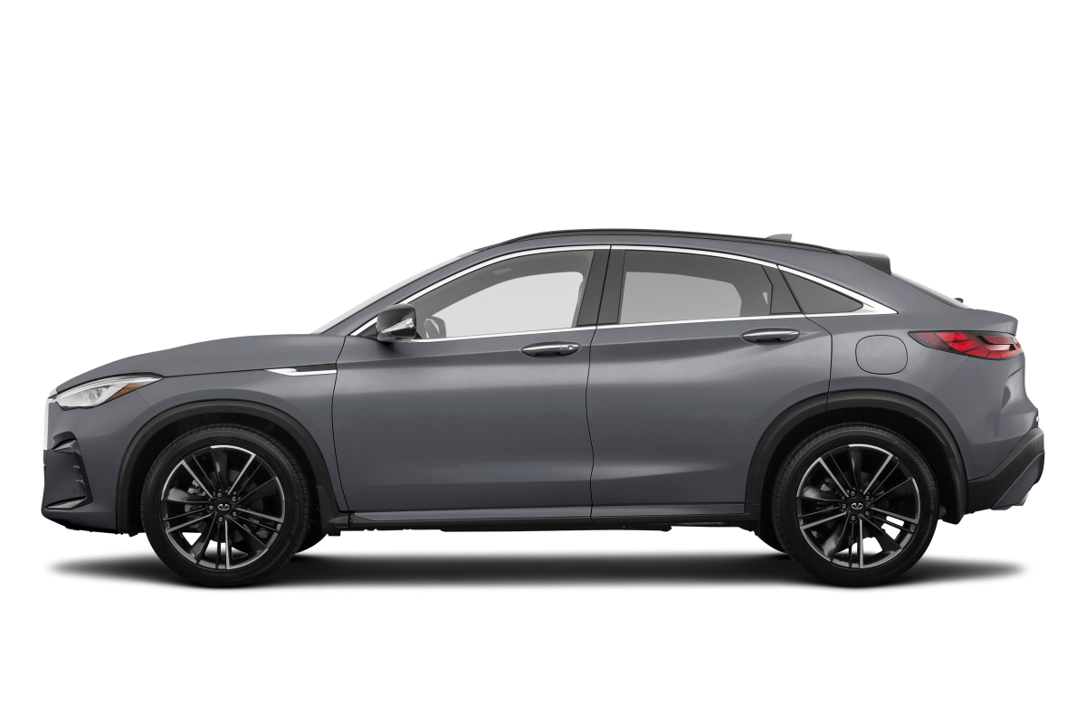 Infiniti QX55 Graphite Shadow - Side view Infiniti QX55 Graphite Shadow - Side view