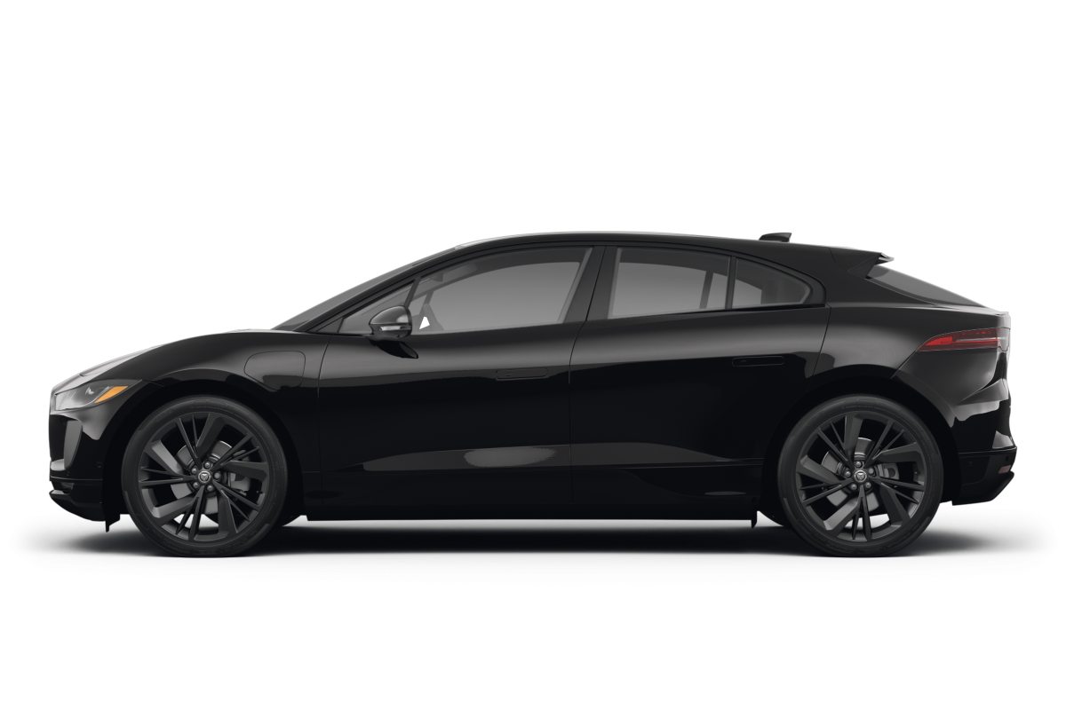 Jaguar I-PACE Santorini Black Metallic - Side view Jaguar I-PACE Santorini Black Metallic - Side view