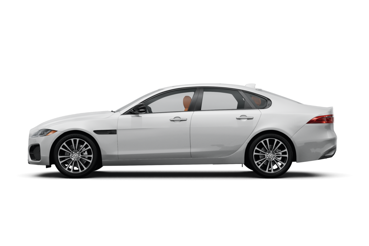 Jaguar XF Fuji White - Side view Jaguar XF Fuji White - Side view
