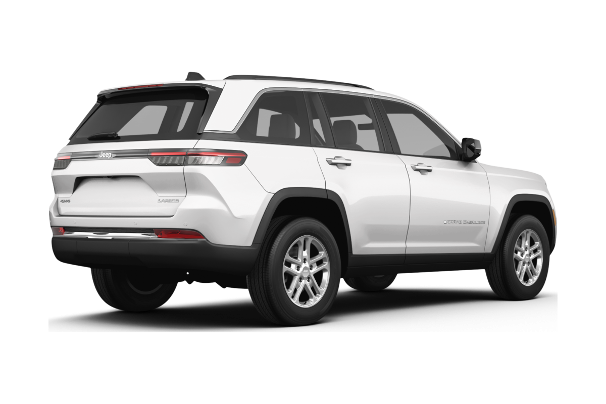 Jeep Grand Cherokee Bright White Clear Coat - Back view Jeep Grand Cherokee Bright White Clear Coat - Back view