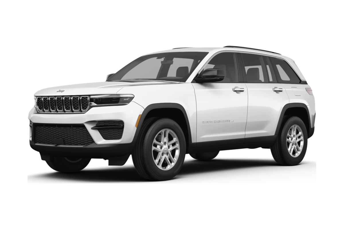 Jeep Grand Cherokee Bright White Clear Coat - Front view Jeep Grand Cherokee Bright White Clear Coat - Front view