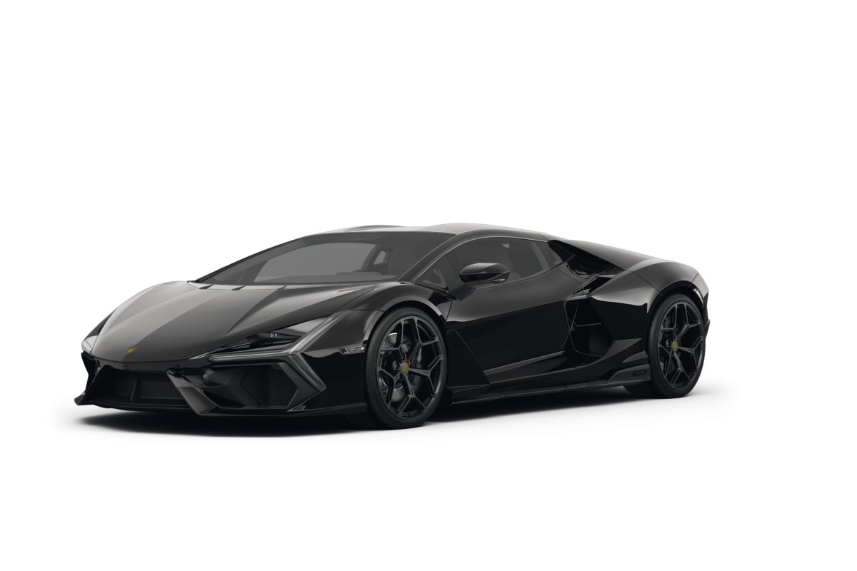 Lamborghini Revuelto Nero Helene Metallic - Front view Lamborghini Revuelto Nero Helene Metallic - Front view