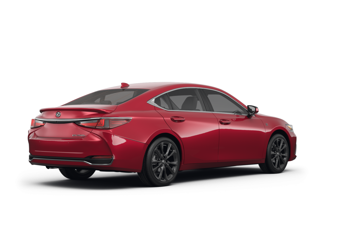 Lexus ES 300h Matador Red Mica - Back view Lexus ES 300h Matador Red Mica - Back view