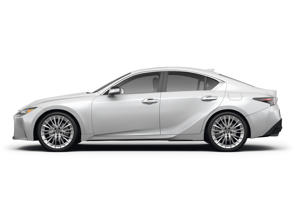 Lexus IS 300 Eminent White Pearl - Side view Lexus IS 300 Eminent White Pearl - Side view
