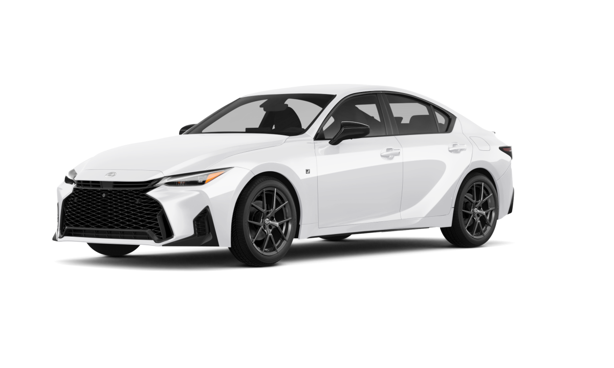 Lexus IS 350 Ultra White - Front view Lexus IS 350 Ultra White - Front view