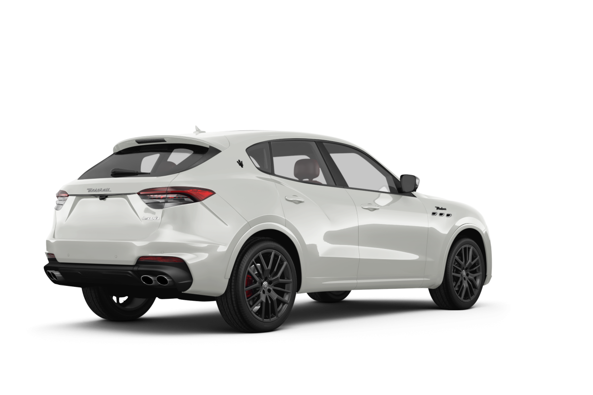 Maserati Levante Bianco - Back view Maserati Levante Bianco - Back view