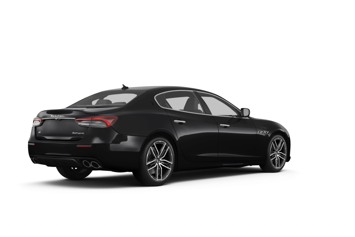 Maserati Quattroporte Nero Assoluto Metallic - Back view Maserati Quattroporte Nero Assoluto Metallic - Back view