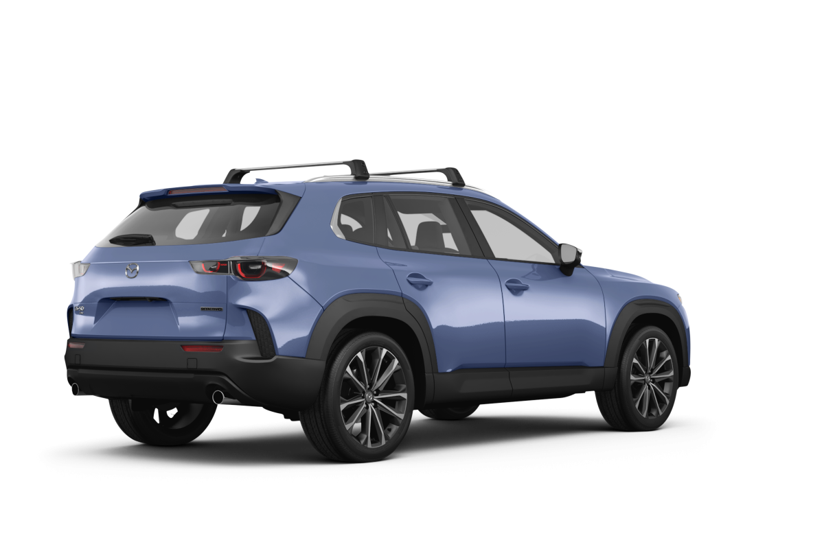 Mazda CX-50 Ingot Blue Metallic - Back view Mazda CX-50 Ingot Blue Metallic - Back view