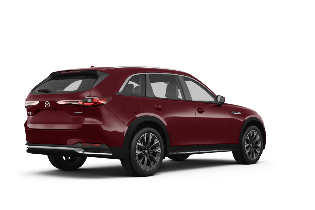 Mazda CX-90 Artisan Red Premium - Back view Mazda CX-90 Artisan Red Premium - Back view