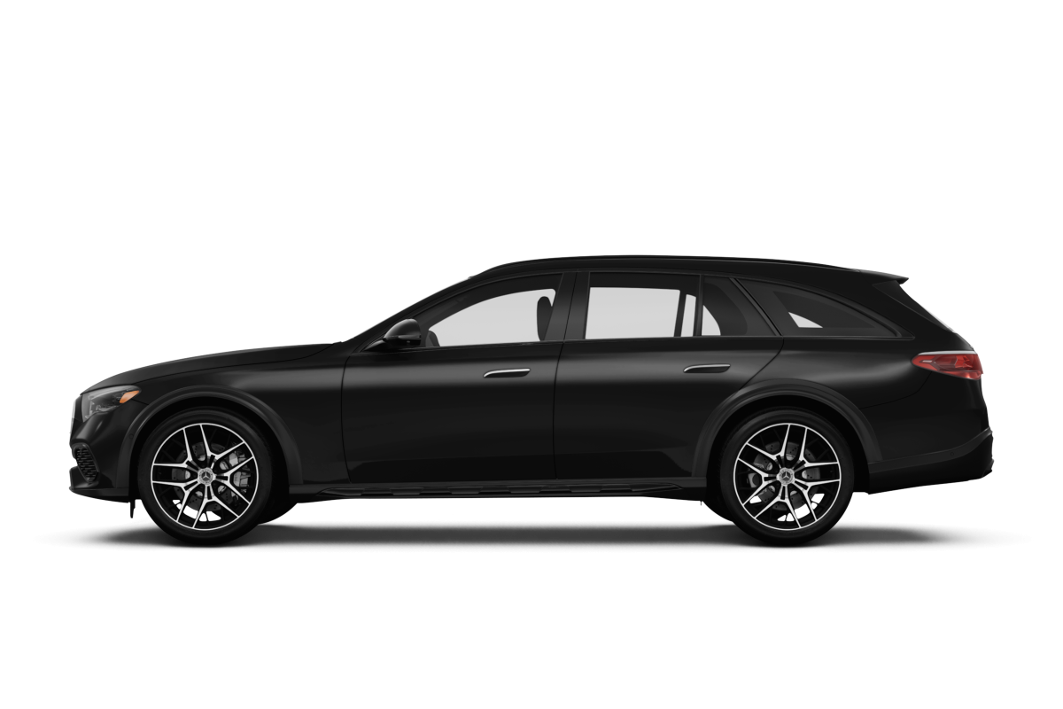 Mercedes-Benz E-Class Black - Side view Mercedes-Benz E-Class Black - Side view