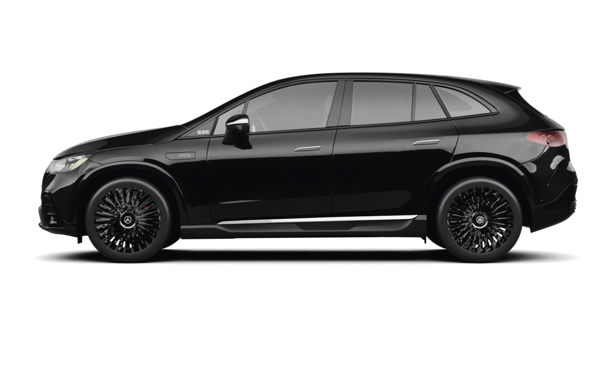 Mercedes-Benz EQE Black - Side view Mercedes-Benz EQE Black - Side view
