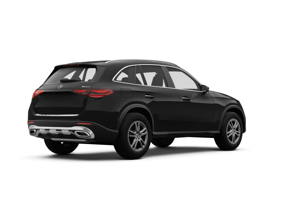 Mercedes-Benz GLC Black - Back view Mercedes-Benz GLC Black - Back view