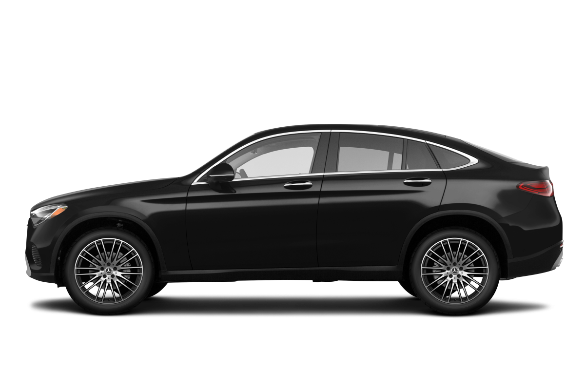 Mercedes-Benz GLC Black - Side view Mercedes-Benz GLC Black - Side view