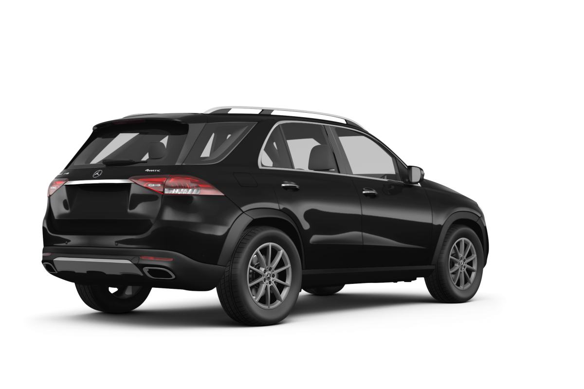 Mercedes-Benz GLE Black - Back view Mercedes-Benz GLE Black - Back view