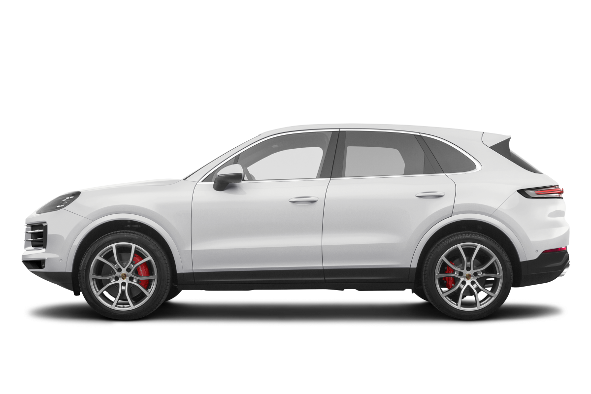 Porsche Cayenne White - Side view Porsche Cayenne White - Side view