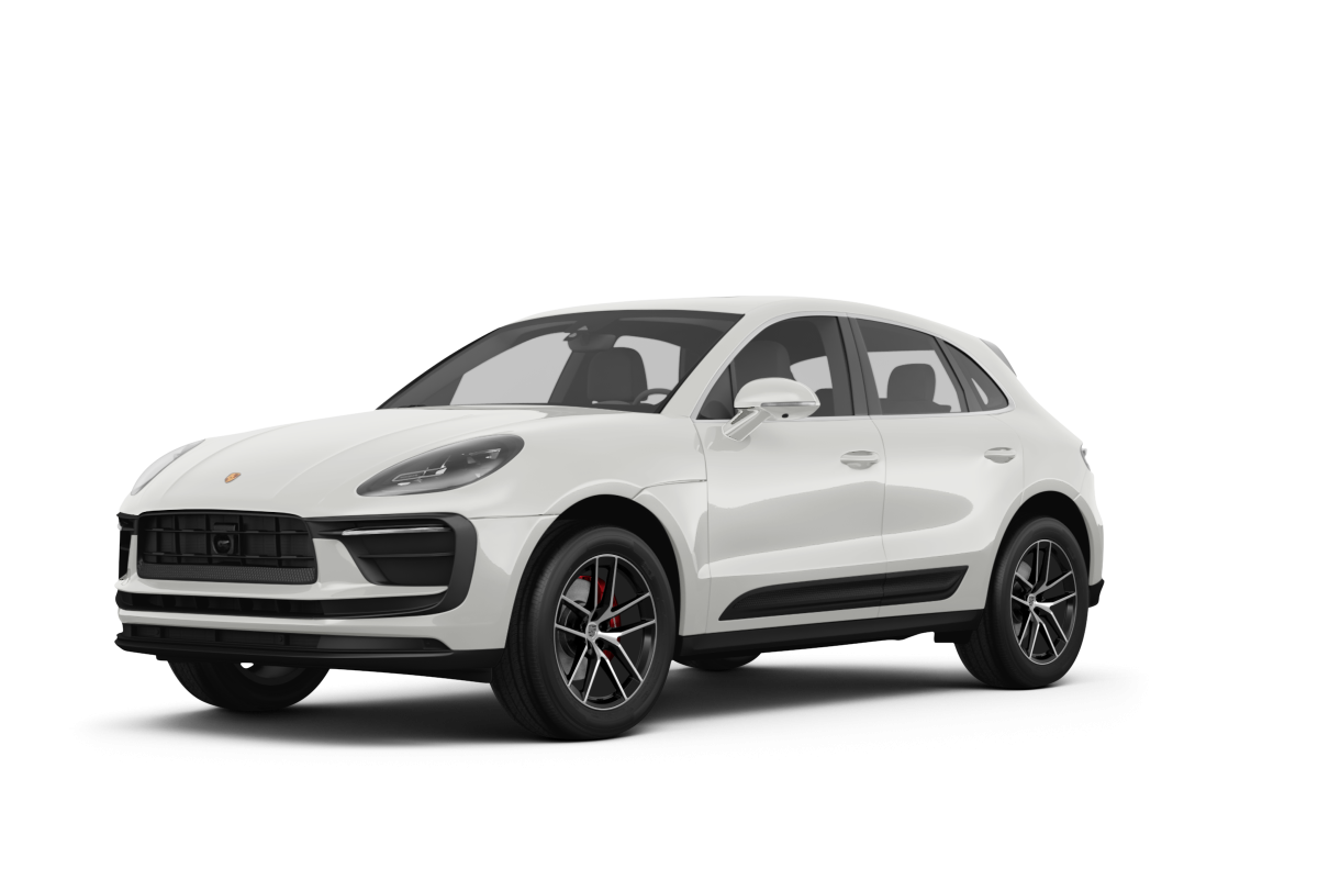 Porsche Macan White - Front view Porsche Macan White - Front view