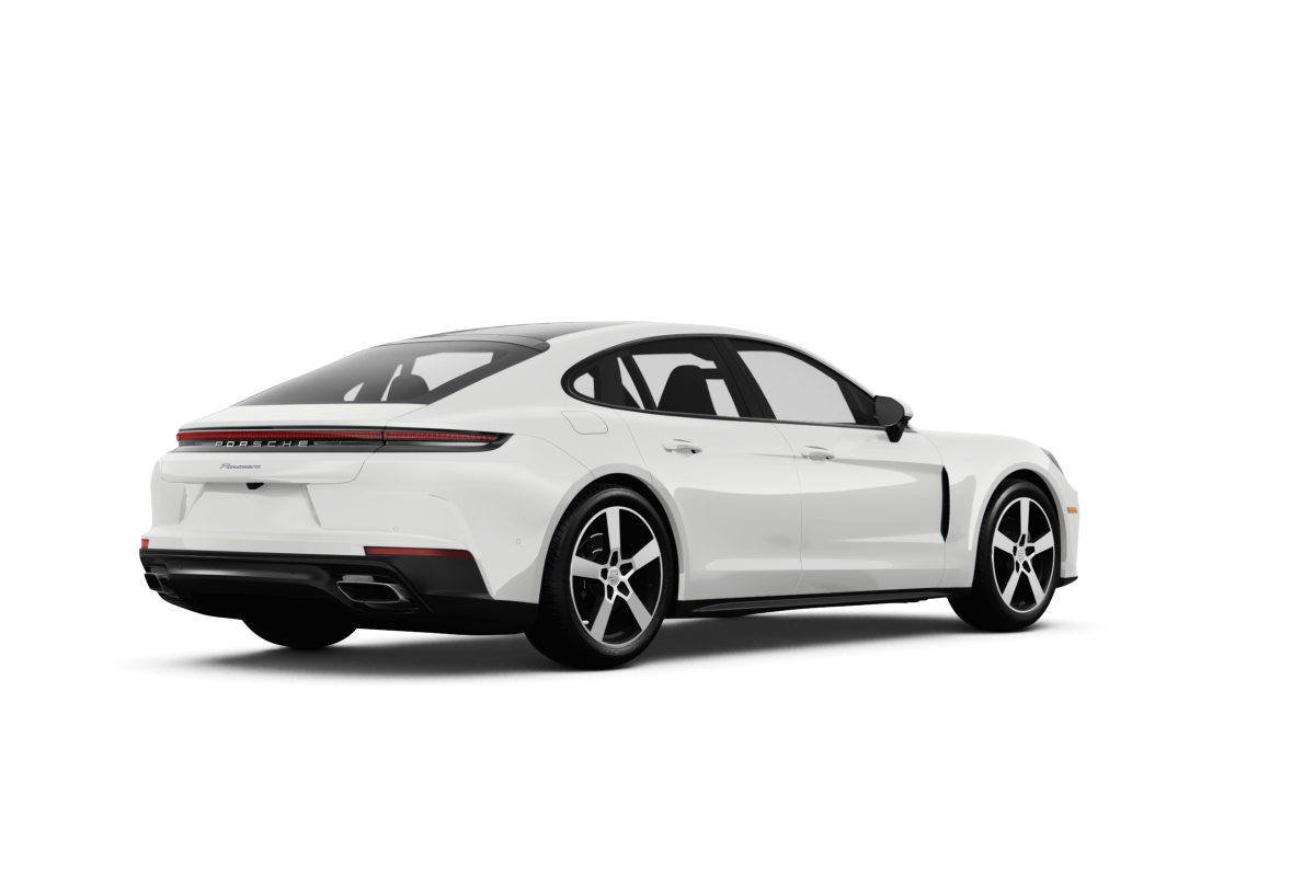 Porsche Panamera White - Back view Porsche Panamera White - Back view