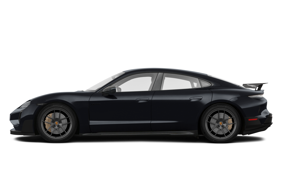 Porsche Taycan Black - Side view Porsche Taycan Black - Side view