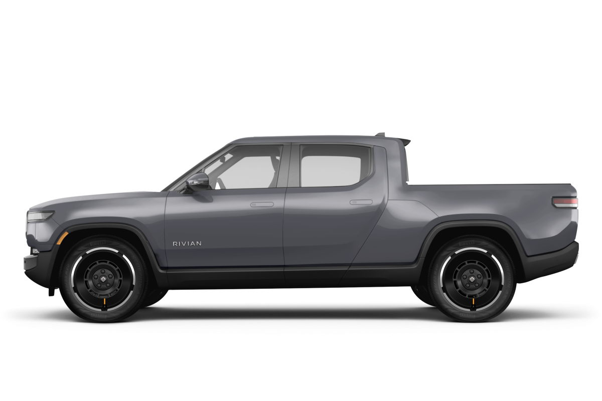 Rivian R1S El Cap Granite - Side view Rivian R1S El Cap Granite - Side view