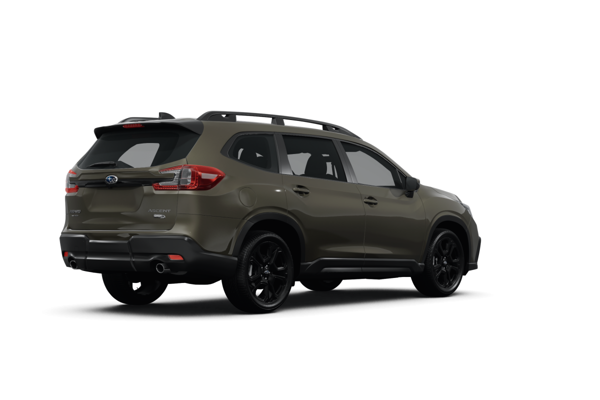 Subaru Ascent Autumn Green Metallic - Back view Subaru Ascent Autumn Green Metallic - Back view