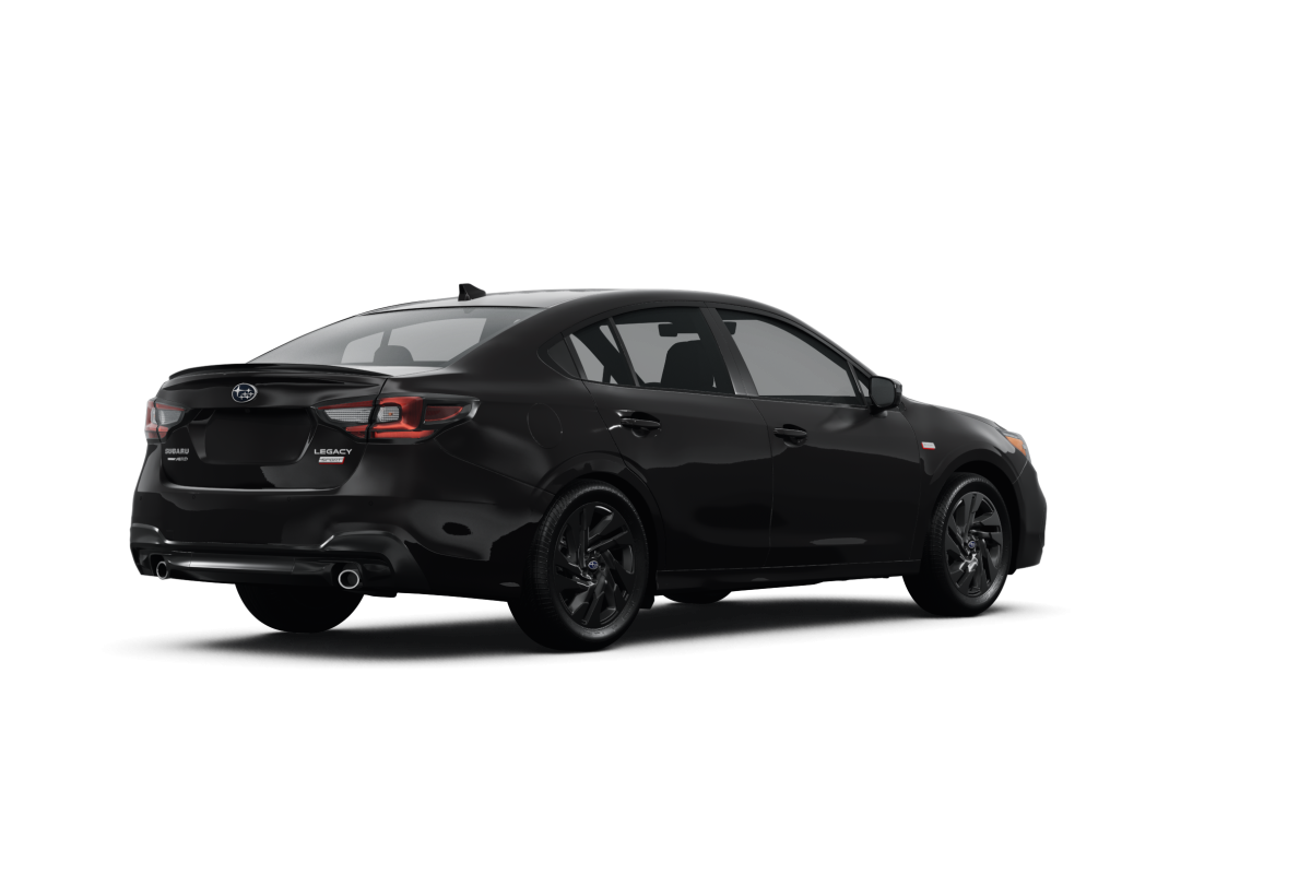 Subaru Legacy Crystal Black Silica - Back view Subaru Legacy Crystal Black Silica - Back view
