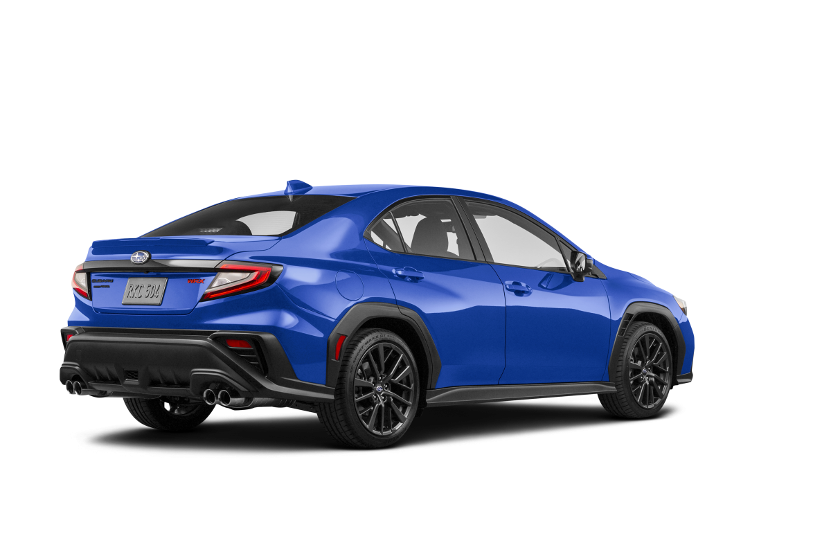 Subaru WRX WR Blue Pearl - Back view Subaru WRX WR Blue Pearl - Back view