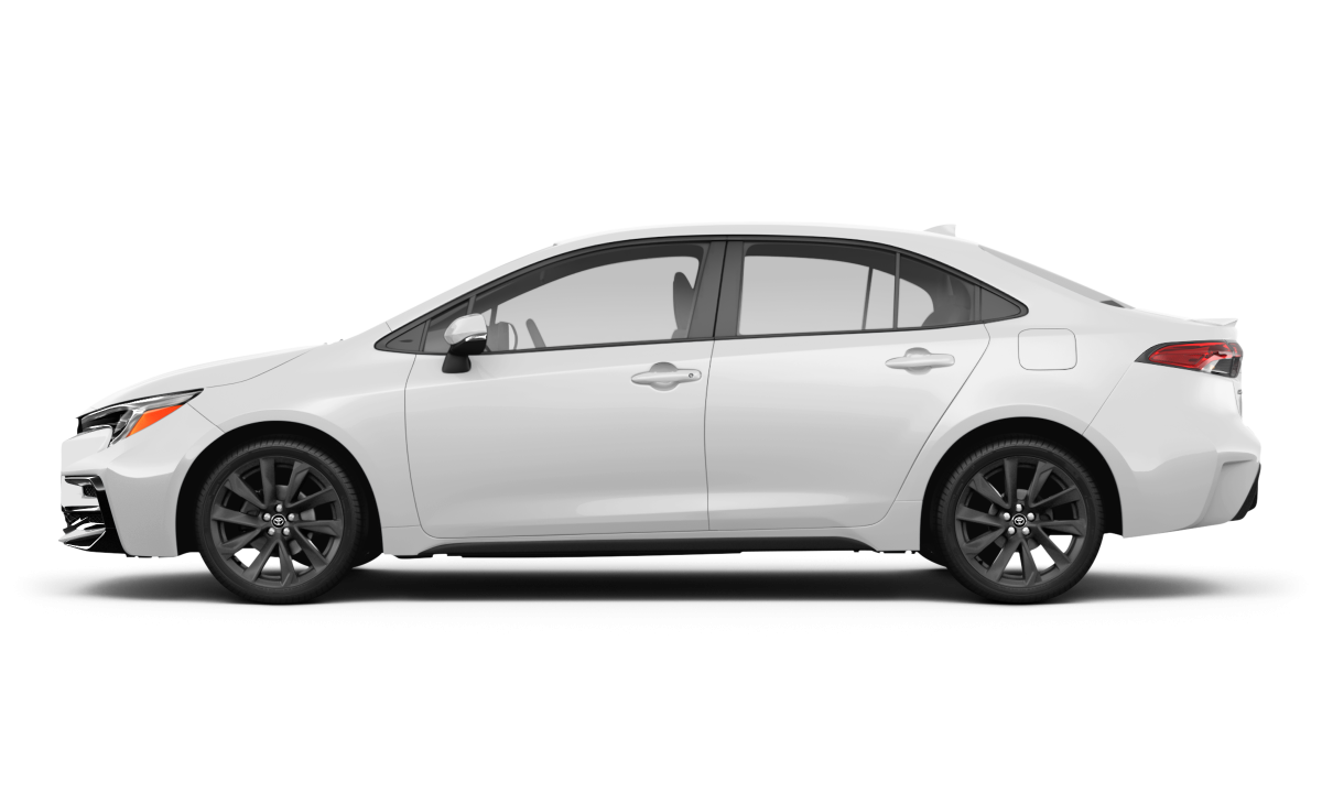 Toyota Corolla Hybrid Ice Cap - Side view Toyota Corolla Hybrid Ice Cap - Side view
