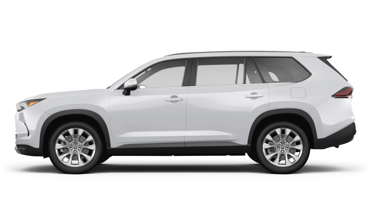 Toyota Grand Highlander Wind Chill Pearl - Side view Toyota Grand Highlander Wind Chill Pearl - Side view