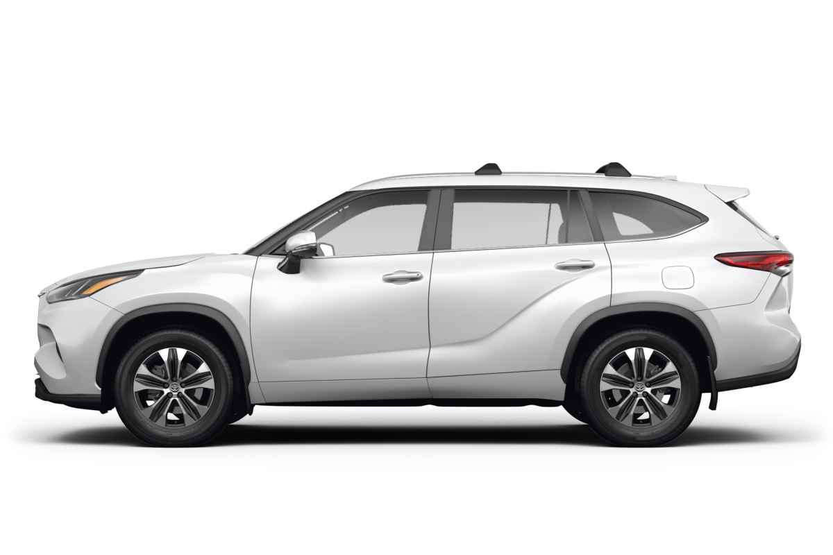 Toyota Highlander Wind Chill Pearl - Side view Toyota Highlander Wind Chill Pearl - Side view