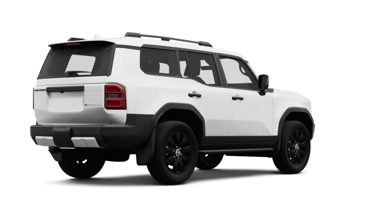 Toyota Land Cruiser Ice Cap - Back view Toyota Land Cruiser Ice Cap - Back view