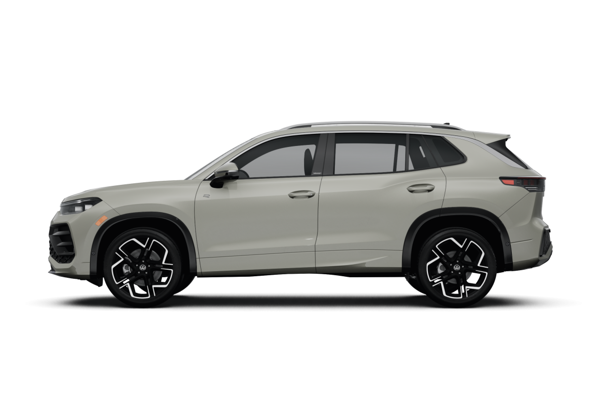 Volkswagen Tiguan Ascot Grey - Side view Volkswagen Tiguan Ascot Grey - Side view