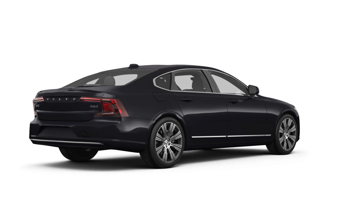 Volvo S90 Onyx Black Metallic - Back view Volvo S90 Onyx Black Metallic - Back view