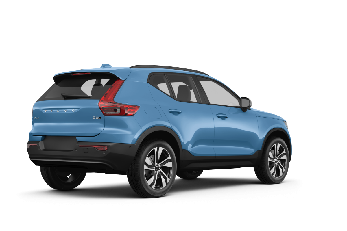 Volvo XC40 Fjord Blue Metallic - Back view Volvo XC40 Fjord Blue Metallic - Back view