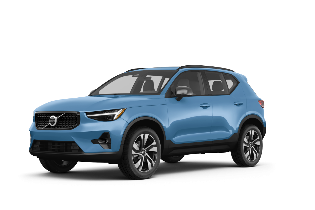 Volvo XC40 Fjord Blue Metallic - Front view Volvo XC40 Fjord Blue Metallic - Front view
