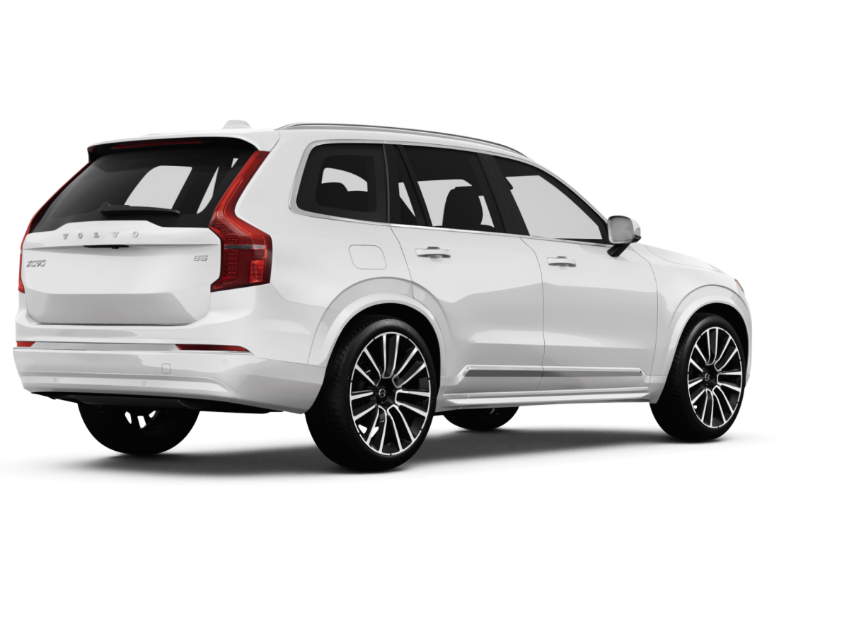 Volvo XC90 Crystal White Pearl Metallic - Back view Volvo XC90 Crystal White Pearl Metallic - Back view